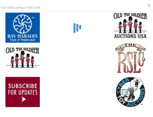 Tablet Screenshot of oldtoysoldierauctions.com